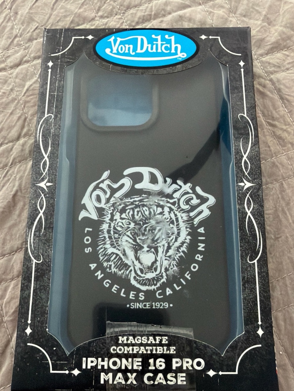 Von Dutch Black iPhone 16 Pro Max Case